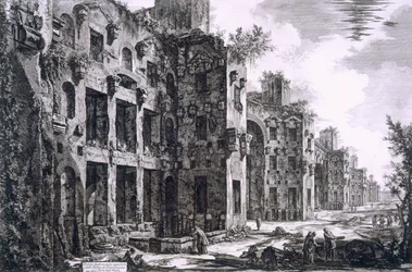 Le terme di Diocleziano, 1743